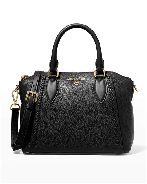 sienna medium michael kors|Sienna Medium Logo and Leather Satchel .